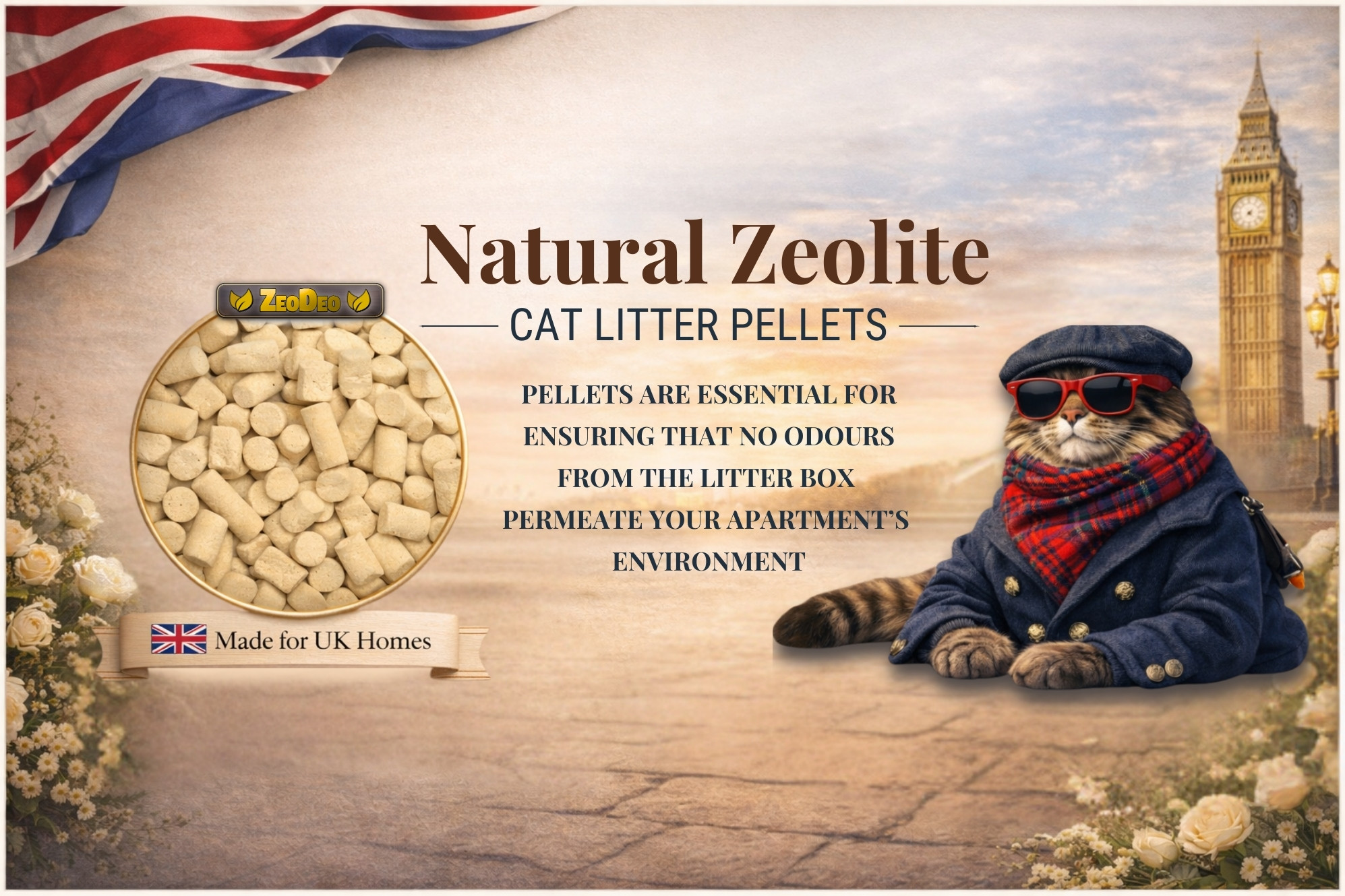 zeodeo pellets for cat litter tray